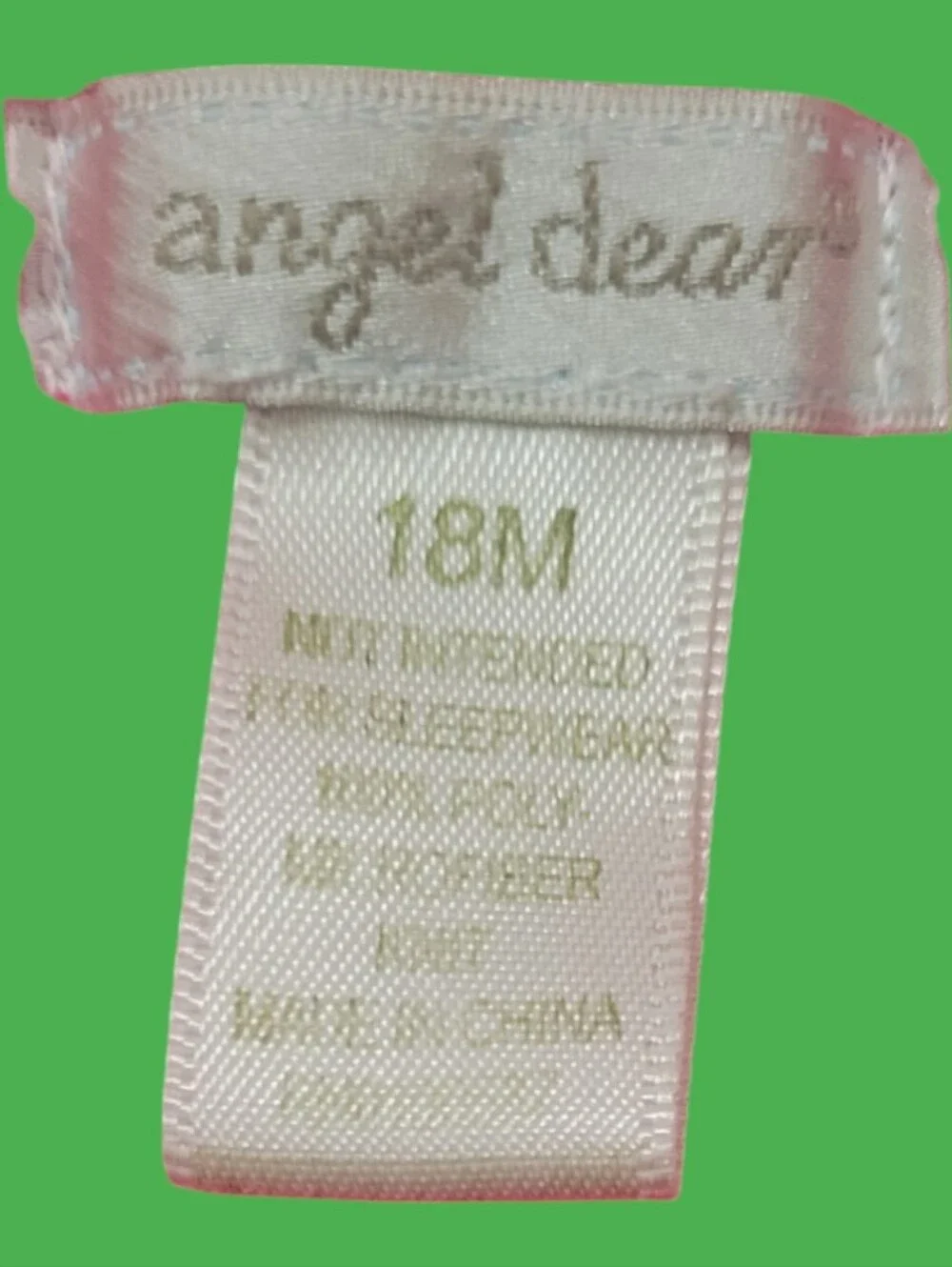 Angel Dear Girl's Chenille Pink and Green Striped Hooded Jacket